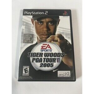 Tiger Woods PGA Tour 2005 (Sony PlayStation 2, 2004) PS2 Complete with Manual